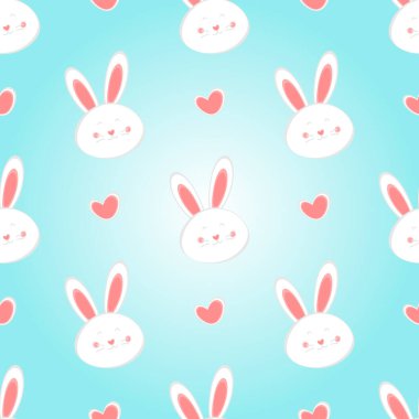 Kusursuz paskalya şablonu ve arkaplan vektör çizimi