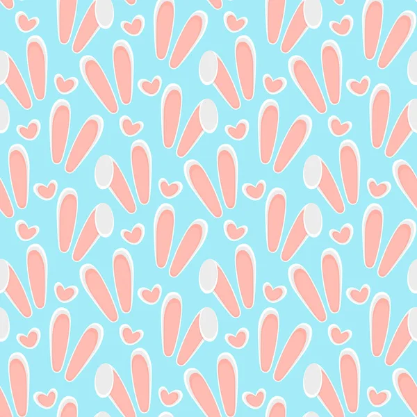 Patrón Pascua Sin Costura Vector Fondo Ilustración — Archivo Imágenes Vectoriales