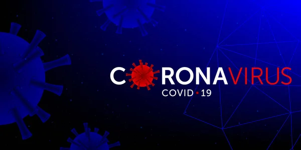 Nouveau Coronavirus Covid 2019 Ncov Concept Maladie Coronavirus Illustration Vectorielle — Image vectorielle