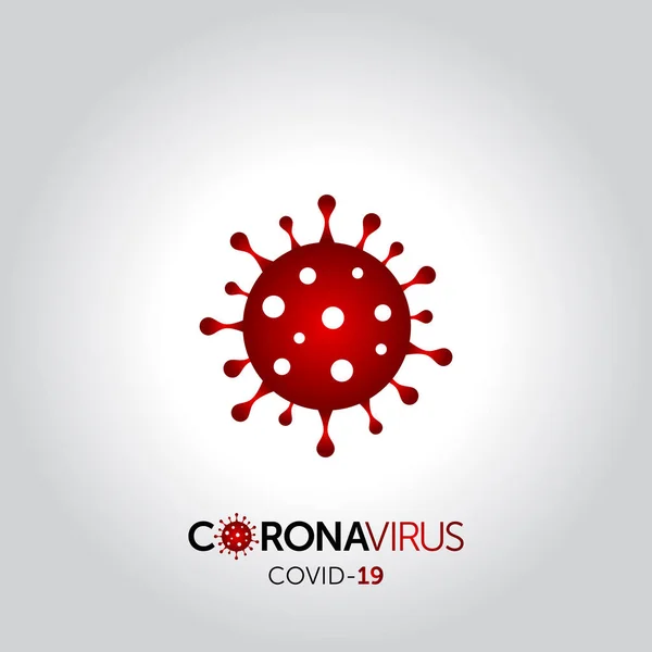 Nya Koronavirus Covid Eller 2019 Ncov Coronavirus Sjukdom Koncept Bakgrund — Stock vektor