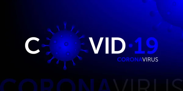 Romanzo Coronavirus Covid 2019 Ncov Concetto Malattia Del Virus Wuhan — Vettoriale Stock