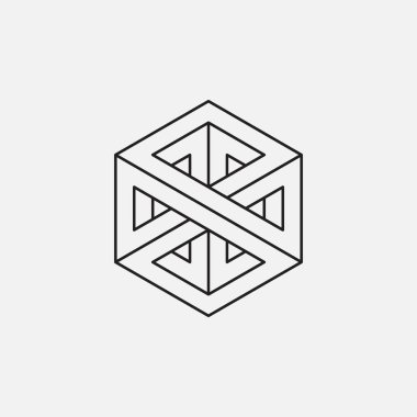 İmkansız küp. Çizgili Tema