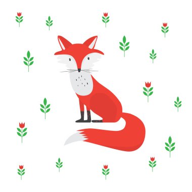 Fox illüstrasyon karikatür