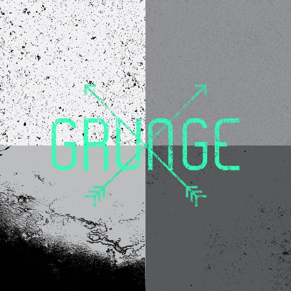 Conjunto de fondos Grunge — Vector de stock