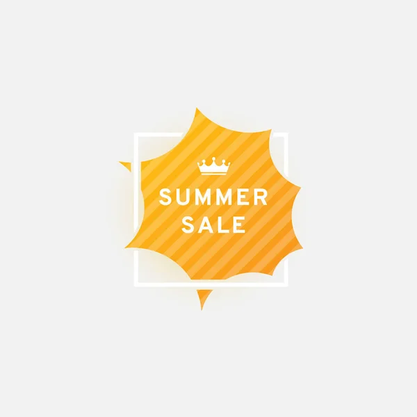 Summer sale icon — Stock Vector