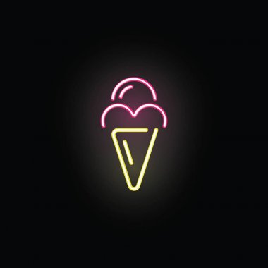 Neon dondurma işareti