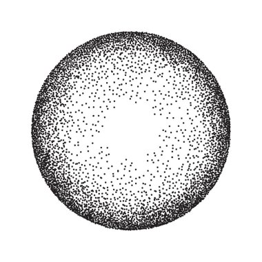 soyut yarı tonlu tasarım öğesi