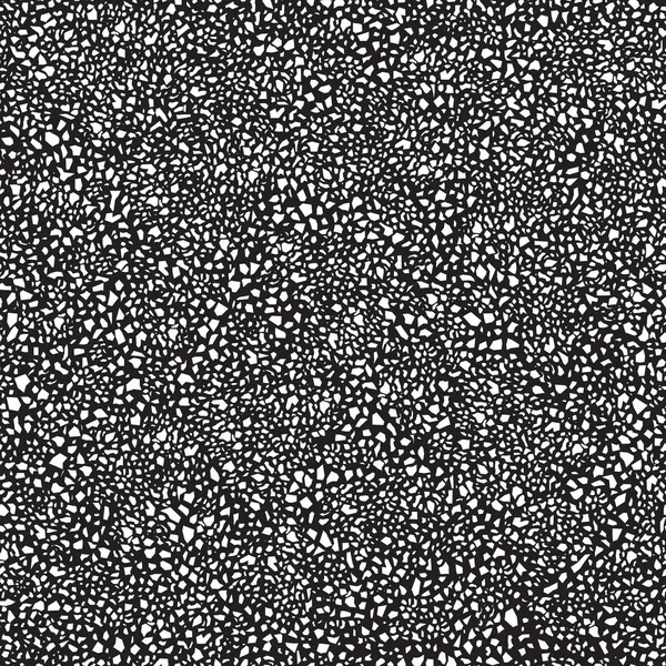 Black and white background, terrazzo floor — Stock Vector