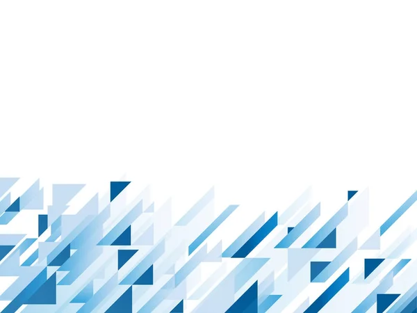 Abstracte achtergrond met blauwe geometrische vormen — Stockvector