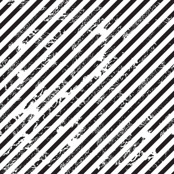 Fondo de banda diagonal en blanco y negro, diseño grunge — Vector de stock