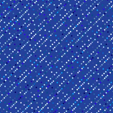 Mavi nokta arkaplan, köşegen. Kusursuz desen. Vektör illüstrasyonu, EPS 10