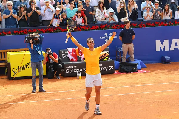 Rafael Nadal Winner Atp Barcelona Open Banc Sabadell Tennis Tournament — Stock Photo, Image