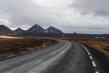 Kuzey İzlanda 'da yol manzarası