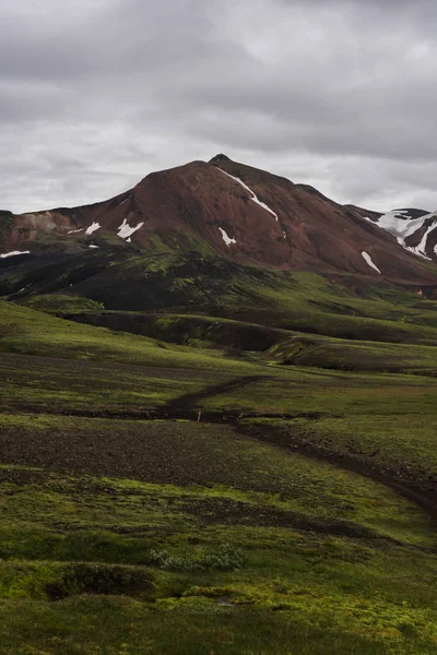 Visite dal trekking di Laugavegur negli altopiani islandesi — Foto Stock