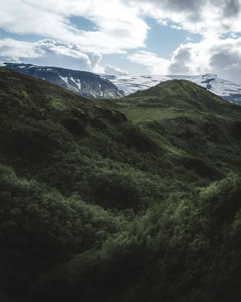 Forrest a caminho do vale Thorsmork — Fotografia de Stock