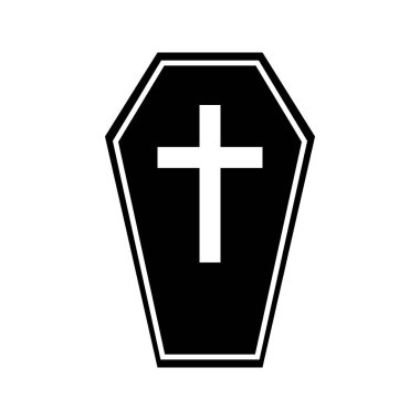 tabut simgesi, basitçe vektör çizimi 