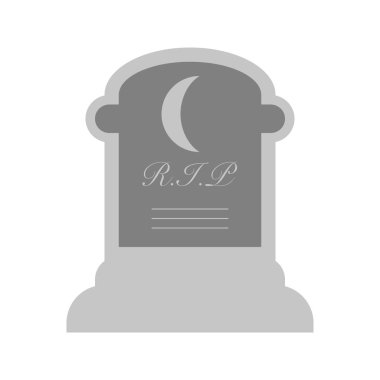 Grave simgesi, basit vektör illüstrasyonu 