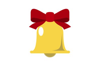 Noel çanı, basitçe vektör çizimi 