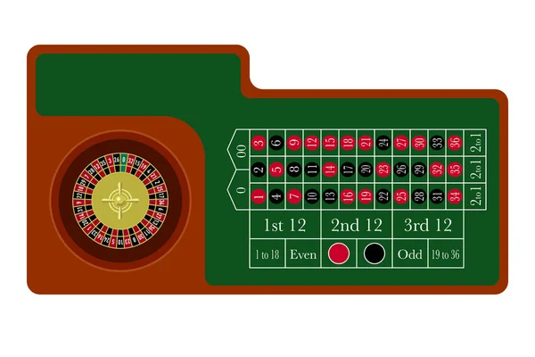 Casino Linjal Banner Helt Enkelt Vektor Illustration — Stock vektor