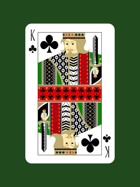 Casino Card Clover Simply Vector Illustration — Stock Vector