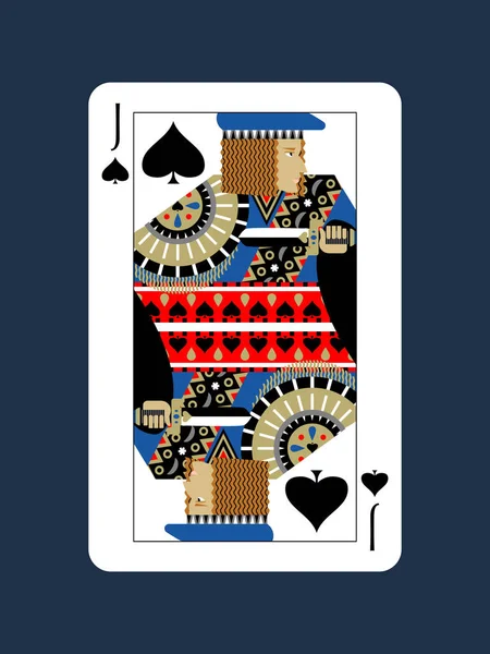 Casinokartensymbol Einfach Vektorillustration — Stockvektor