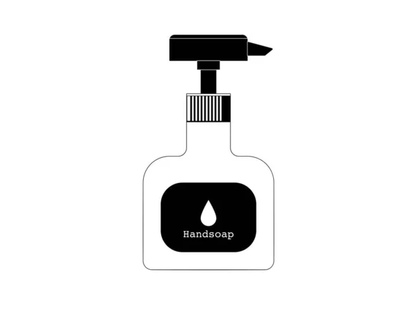 Hand Soap Icon Simply Vector Illustration — Stock Vector