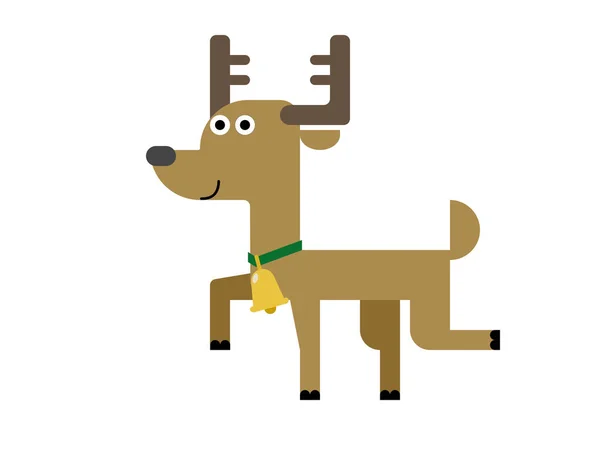 Reindeer Icon Simply Vector Illustration — Stock Vector