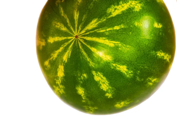 Arbuz na białym tle na biały background.water melon świeżych owoców. — Zdjęcie stockowe