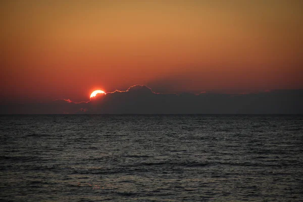 Захід Сонця Над Сестер Бей Окрузі Дор Штат Вісконсин — стокове фото