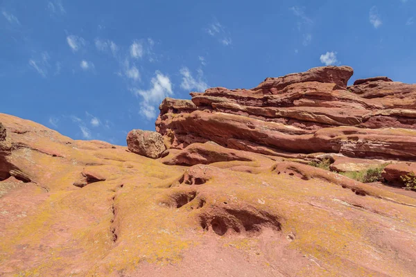 Velké Skalní Útvary Parku Red Rocks Ampitheatre — Stock fotografie