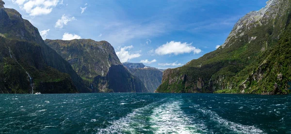 Milford Sound Parte Fiordland National Park Nova Zelândia — Fotografia de Stock
