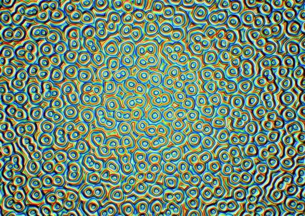 Çerçevede nesne illüzyonundan arınmış 3 boyutlu yeşil kırmızı bir görüntü.