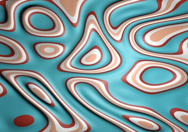 Soyut illüzyon görüntüsü soyut akışkan mürekkep arka planı mavi beyaz pembe pastel rengi