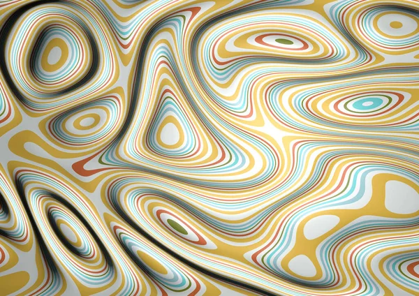 Une Image Rendu Illusion Abstraite Flux Fluide Encre Fond Art — Photo