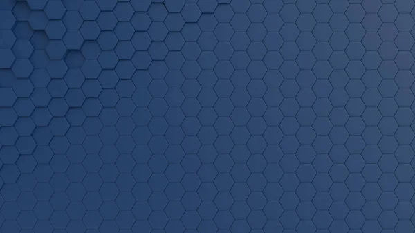 Navy Blue Hexagonal Tiles Background Corner Royalty Free Stock Images