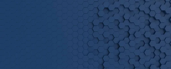 Navy Blue Hexagonal Tiles Background Royalty Free Stock Images