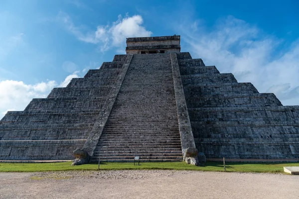 Úžasný Pohled Chichen Itza Mayan Ruins Yucatan Mexico — Stock fotografie