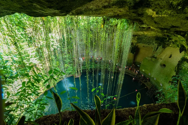 Yucatan Most Famous Cenote Kil Mexico North America — Stock Photo, Image