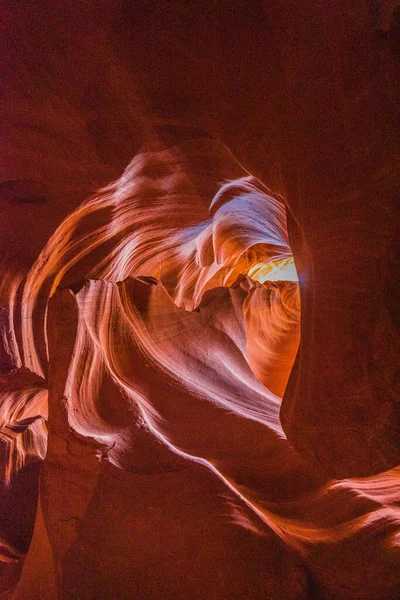 Increíble Vista Antelope Canyon Signo Amor Arizona Estados Unidos — Foto de Stock