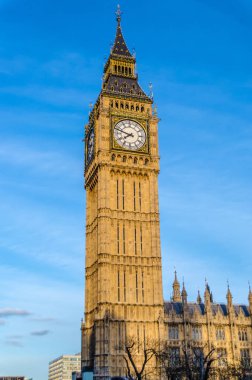Güzel Big Ben gece Londra 'da İngiltere' de.
