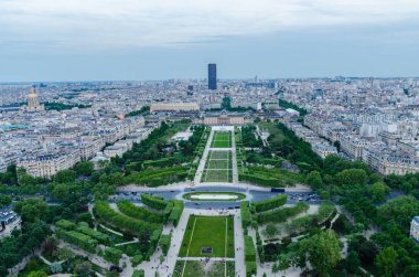 Paris 'in Paris manzarası Paris' teki Eyfel Kulesi 'nden