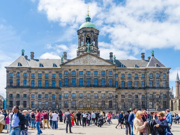 Koninklijk Paleis Van Amsterdam Nederland Europa — Stockfoto