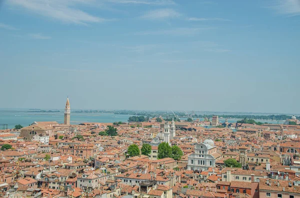 Hermosa Vista Venecia Desde San Marco Companile Venecia Italia — Foto de Stock