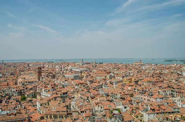 Hermosa Vista Venecia Desde San Marco Companile Venecia Italia — Foto de Stock