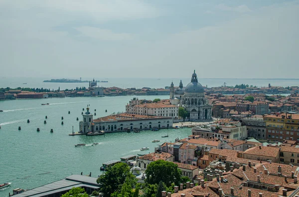 Hermosa Vista Venecia Con Plaza San Marcos Desde San Marco — Foto de Stock