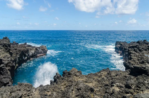 Beautiful View Pacific Ocean Road Hana Maui Hawaii Usa — Stock Photo, Image