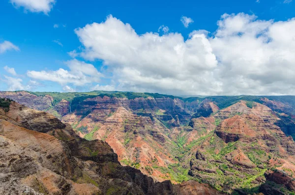 Vue Imprenable Sur Canyon Waimea Kauai Hawaï Usa — Photo