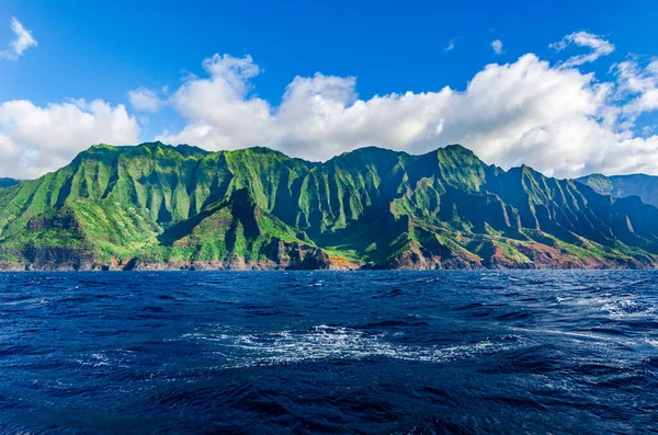 Increíble Vista Hermosa Costa Napali Kauai Hawaii — Foto de Stock