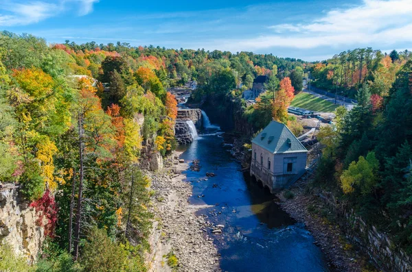 Belo Ausable Chasm Norte Estado Nova York Durante Primavera Nova — Fotografia de Stock