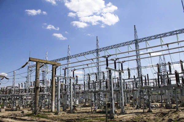 Elektrik yüksek voltaj güç istasyonu